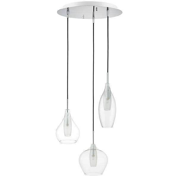 Lightstar 803051 Подвес PENTOLA 3х25W G9 ХРОМ/ПРОЗРАЧНЫЙ