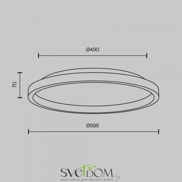 Потолочный светильник Maytoni MOD311CL-L40B3K