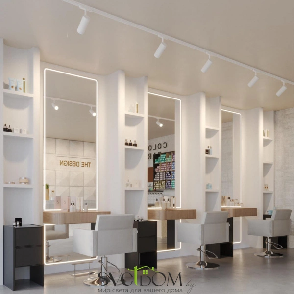 359585 PORT NT25 000 белый Светильник трехфазный трековый светодиод. с переключ. цв. темпер. и мощности IP20 LED 30-35-40W 220-240V 3000К\4000К\5700К NAIL