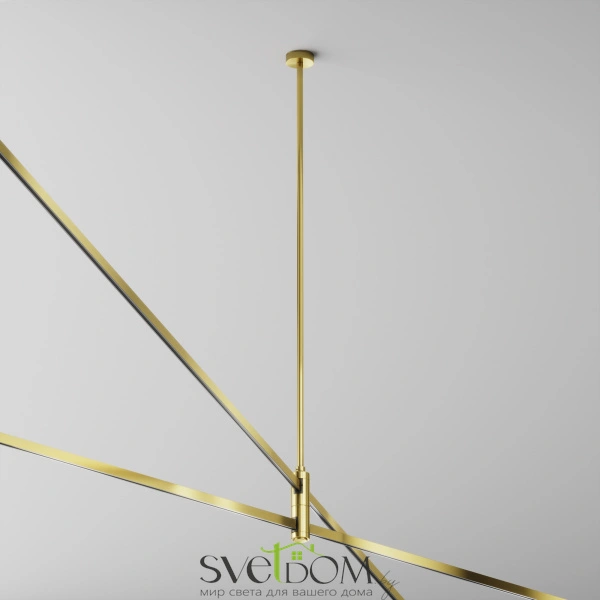 Крепление потолочное Long двойное 700мм Flarity латунь TRA159C-D1-BS