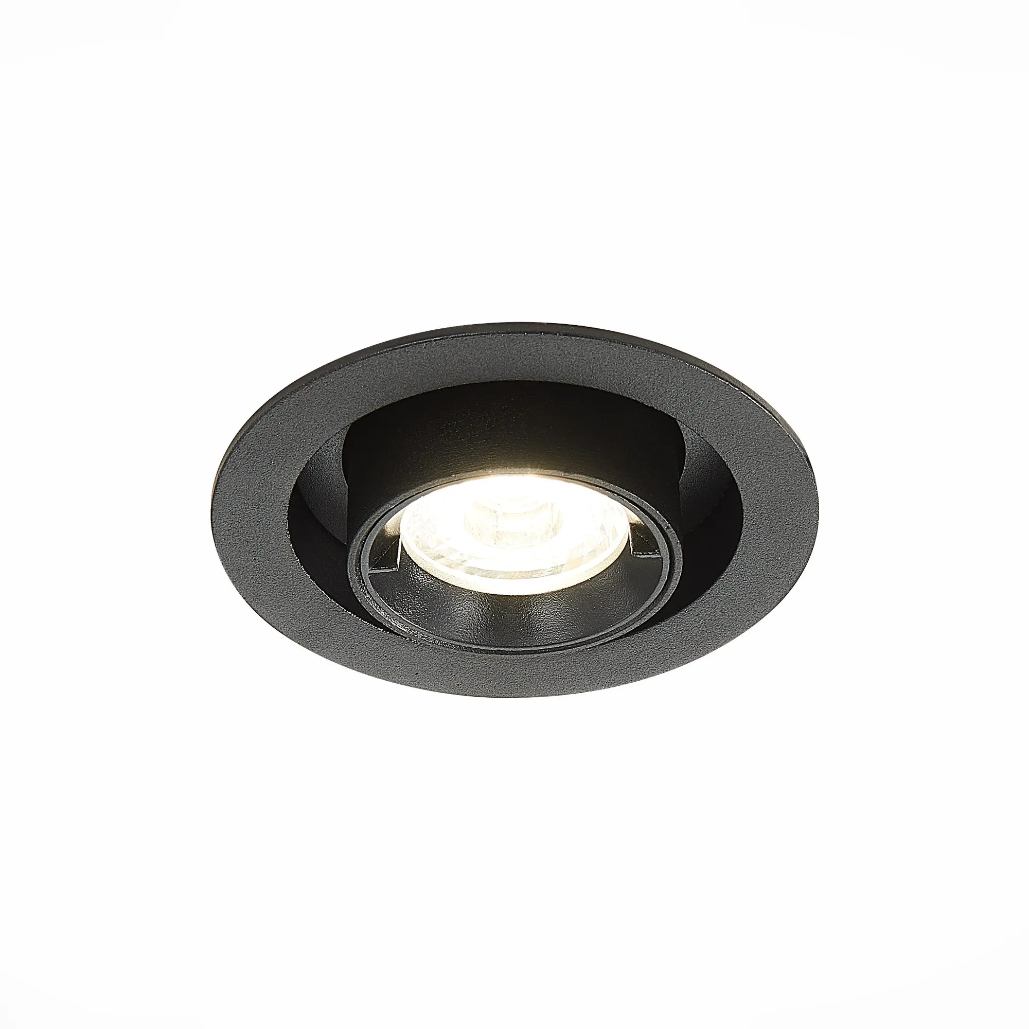 ST702.348.12 Св-к встр. Черный LED 1*12W 4000K 900Lm Ra80 24° IP20 D90xH92 180-240V Встраиваемые светильники