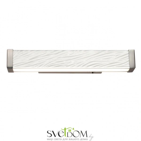 5451/10WL L-VISION ODL_EX26 017 белый/никель /металл/керамика/акрил Настенный светильник с выкл. LED x 10W 2000К/3000K/4000K/переключ. RIVERA