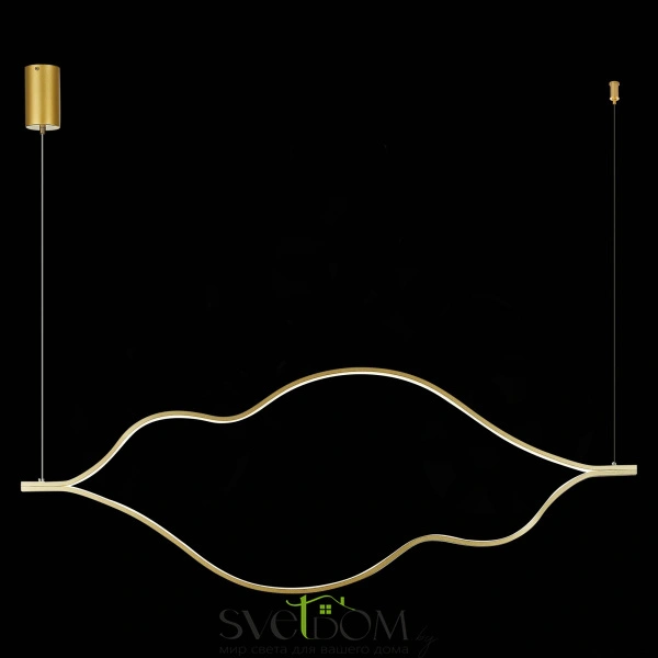 SL6106.203.56 Светильник подвесной ST-Luce Золотистый/Белый LED 1*56W 4000K CORTILE