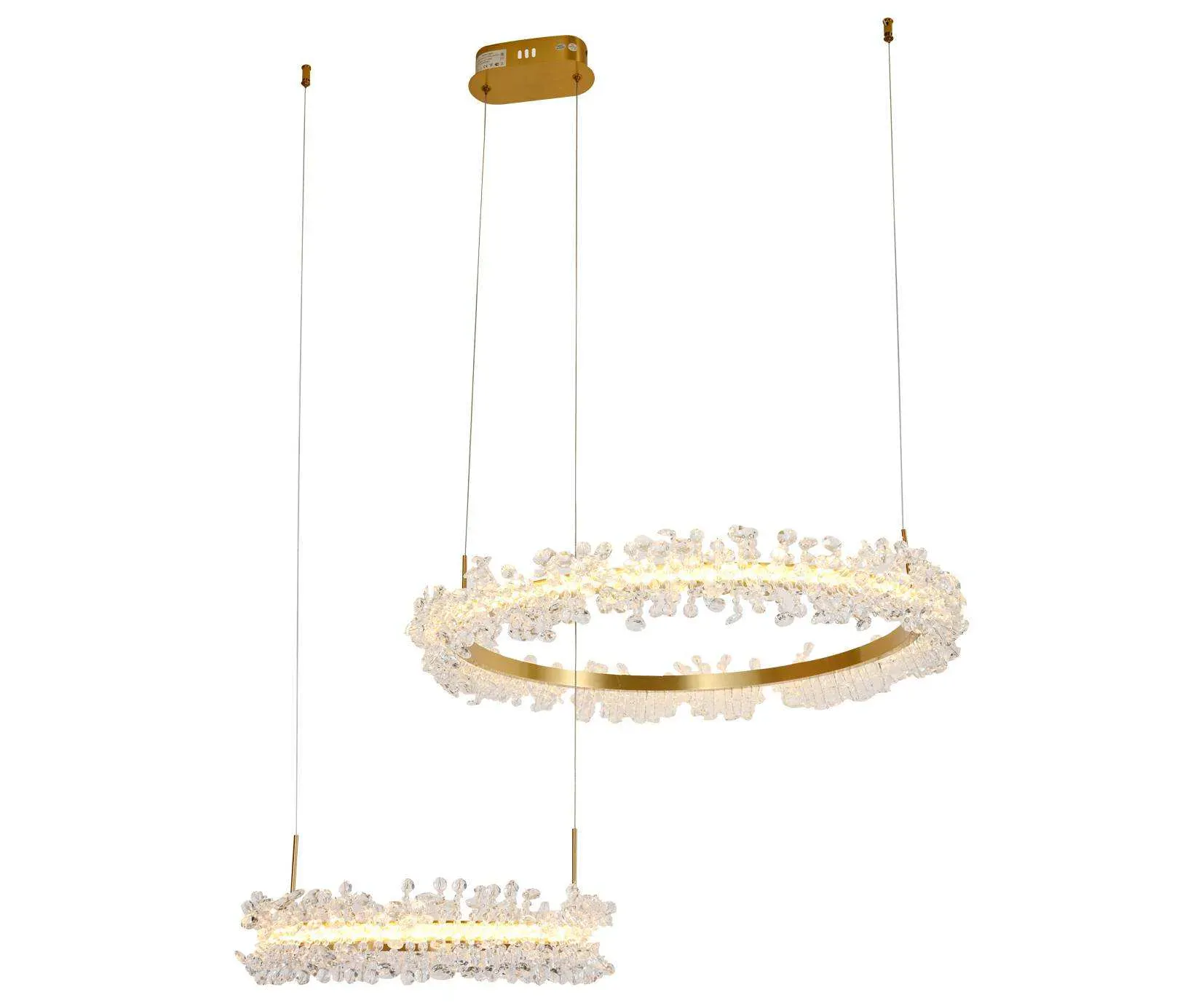 Kink Light 08245,36PA Подвес Лаура латунь d40+60