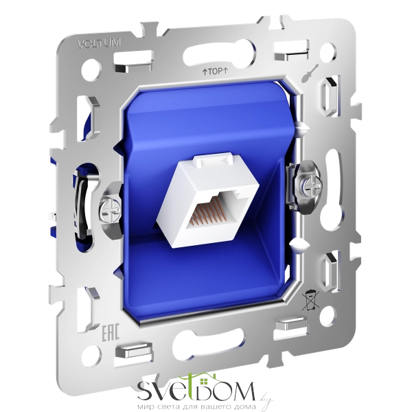 Розетка компьютерная Voltum S70 VLS0601M Voltum VLS0601M