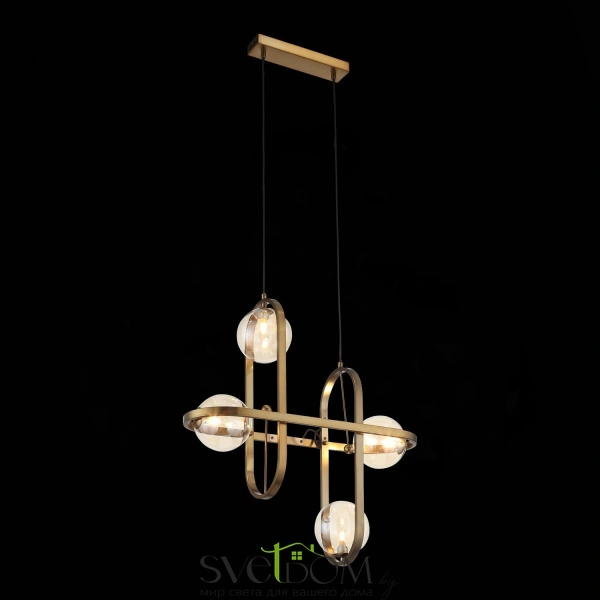 SL1201.203.04 Светильник подвесной ST-Luce Бронзовый/Коньячный G9 4*5W CIRCONO