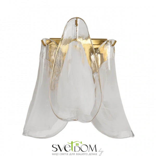 8385/1W NEOCLASSI LN26 141 золото/белый, металл/стекло Бра E14 40W 220V PLUME