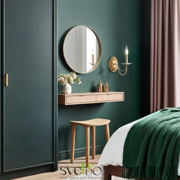 8033/1W CLASSI LN26 080 металл/стекло, медь/прозрачный Бра E14 1*40W 220V INCANTO