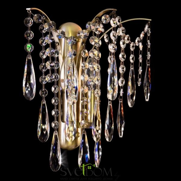 Citilux Селена CL302323 Бра хрустальное Бронза