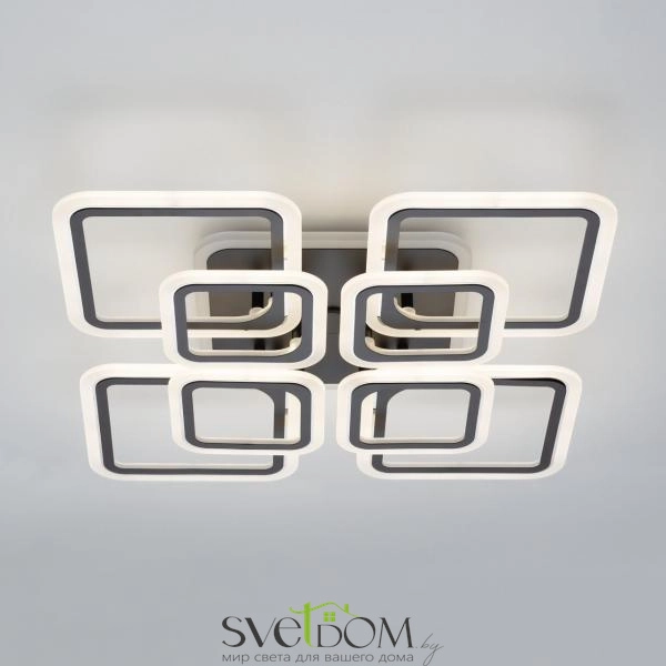 Citilux Марсель Смарт CL232A185E RGB Умная люстра Чёрная