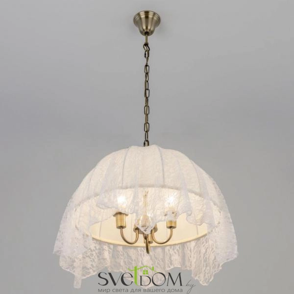 Citilux Базель CL407134 Люстра подвесная с абажуром Кружево