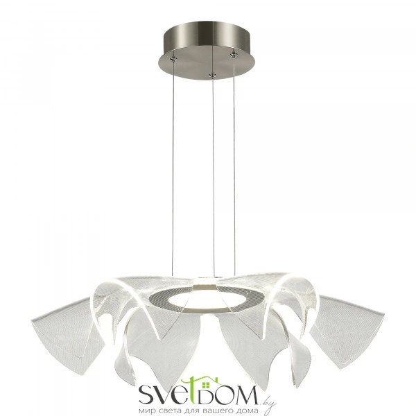 SL6235.103.20 Светильник подвесной ST-Luce Никель/Прозрачный LED 1*20W 4000K FAIRY