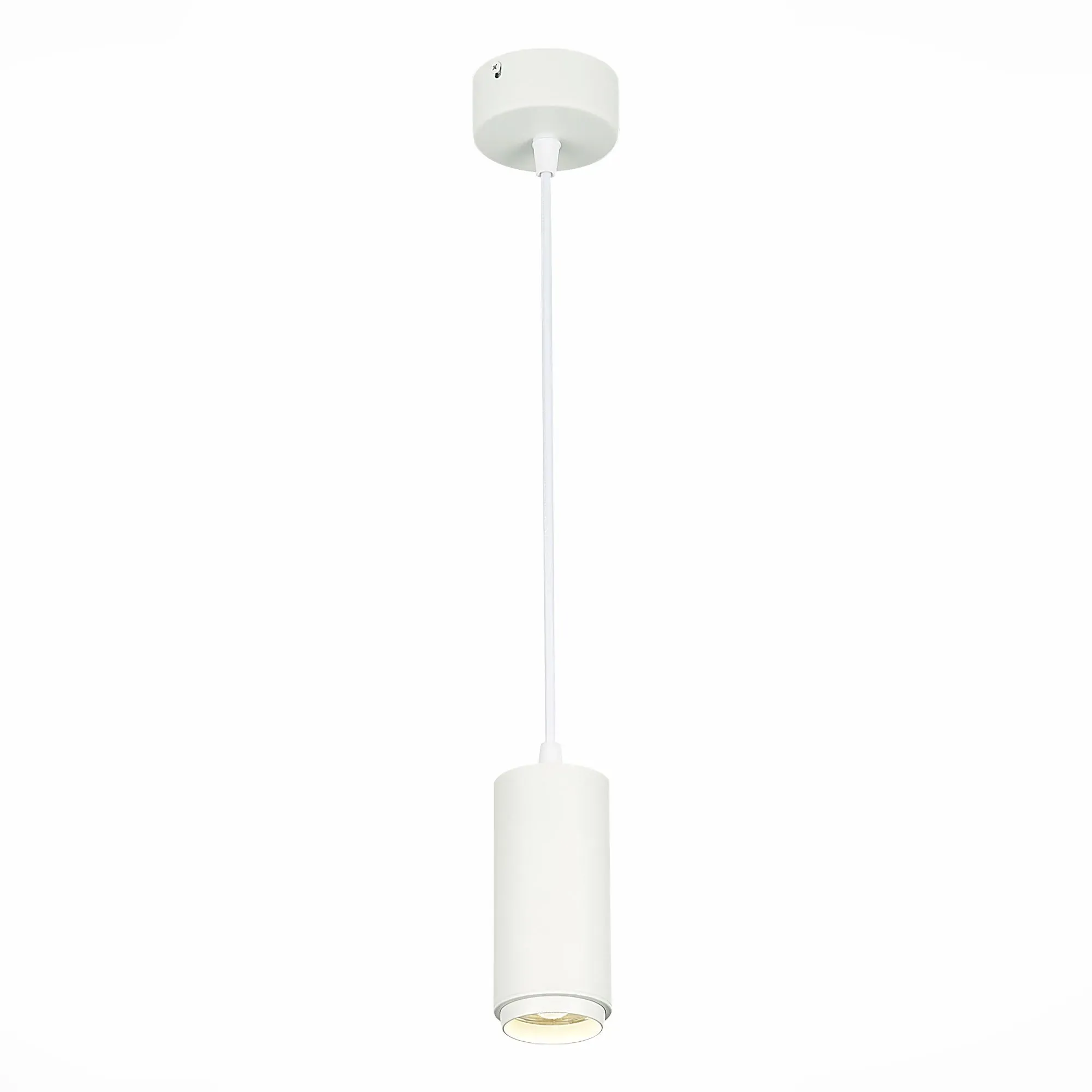 ST600.543.10 Светильник подвесной Zoom Белый LED 1*10W 4000K 1 000Lm Ra>80 15-60° IP20 D59xH130 170- Подвесные светильники