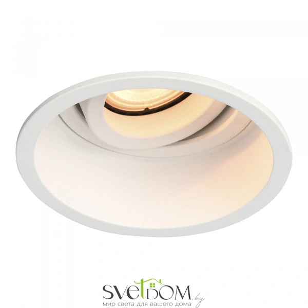 ST261.508.01 Св-к встр. Белый GU10 1*50W IP20 D91,5xH5,2 220V Без ламп Встраиваемые светильники