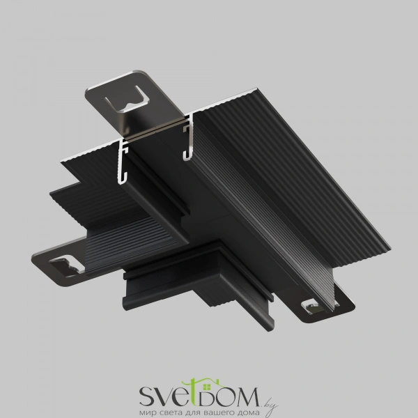 Т- образный коннектор встраиваемый Basity, черный TRA172CT-12B