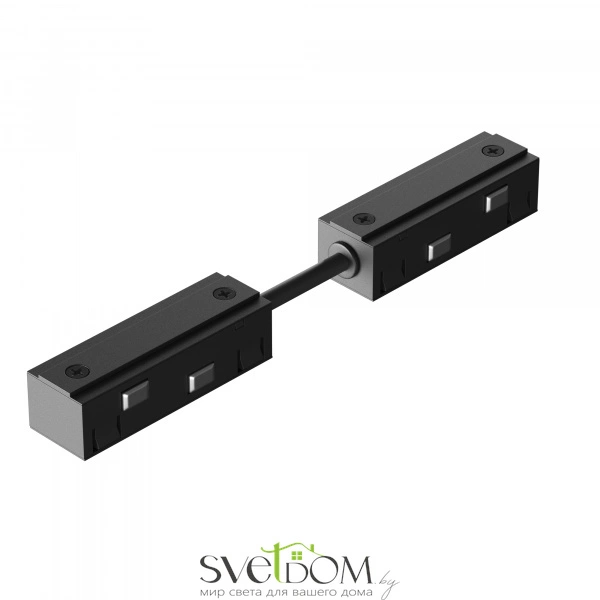 Коннектор питания прямой гибкий 5см Exility черный TRA034CPC-42B-5-1