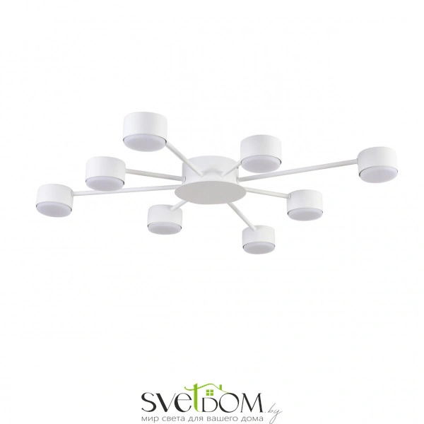 8343/8C COMFI LN26 252 белый, металл Люстра GX53 LED 8*7W 220V TORINA