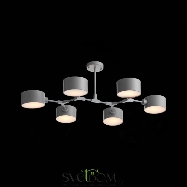 SLE183702-06 Светильник потолочный Серый/Серый E14 6*60W GIMENTO