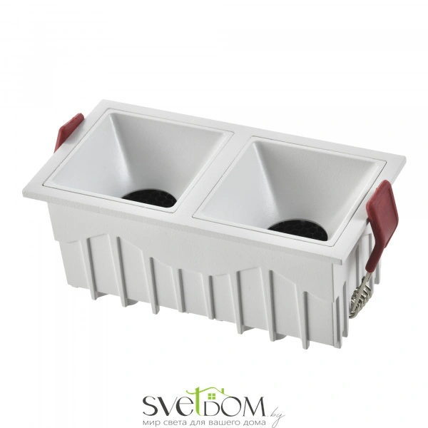 ST757.538.20 Св-к встр. Белый LED 2*10W 60° IP20 L65xW126xH52 85-265V В комплекте Встраиваемые светильники