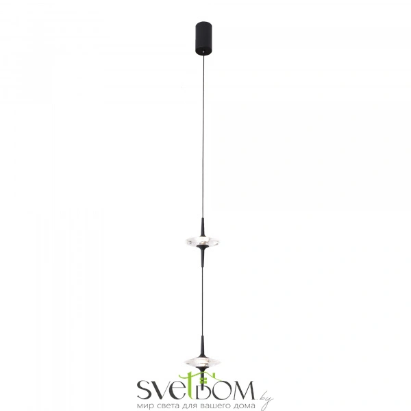 SL6231.403.02 Светильник подвесной ST-Luce Черный/Прозрачный LED 2*5W 4000K ZENITH