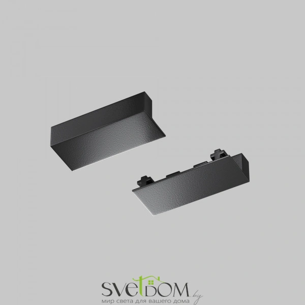 Комплект монтажный с заглушками Radity 2 штуки, черный TRA084EC-112B