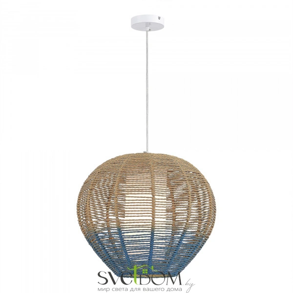 SL1514.513.01 Светильник подвесной ST-Luce Белый/Бежевый,Синий E27 1*40W VIMINI