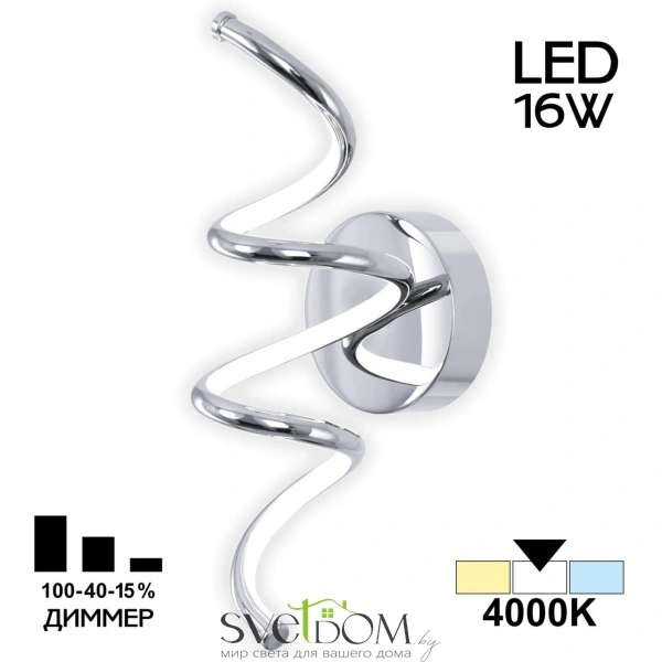 Citilux Джемини CL229331 Бра светодиодное Хром CITILUX