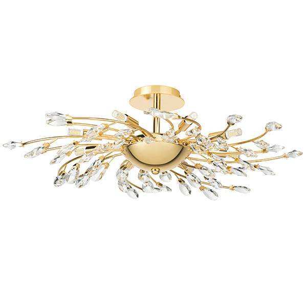 Lightstar 791182 Люстра потолочная ISABELLE 8х40W G9 ЗОЛОТО