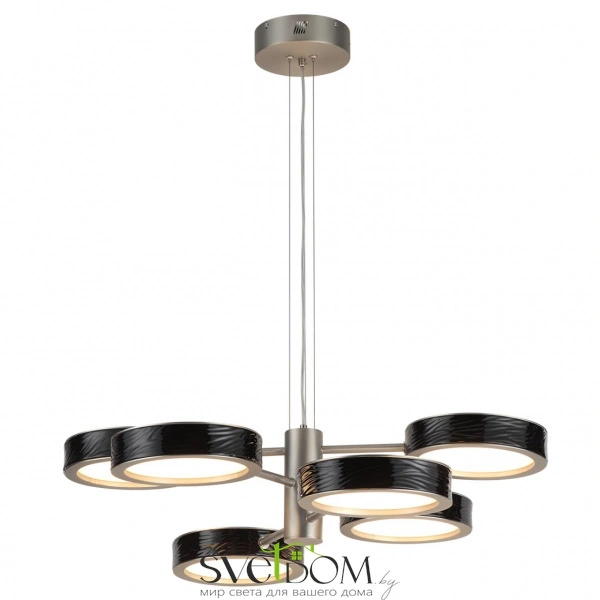 5451/99LB L-VISION  ODL_EX26 черный/никель/металл/керамика/акрил Люстра LED 99W  2000К/3000K/4000K Rivera