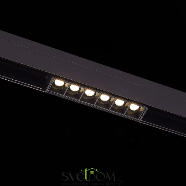 ST361.446.06 Магнитный трековый светильник Черный LED 1*6W 4000K 532Lm Ra>90 36° IP20 L115xW22xH44 4 SKYLINE 48