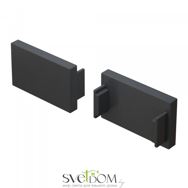 Заглушка для встраиваемого шинопровода, 2 шт. Basity, черный TRA172EC-12B