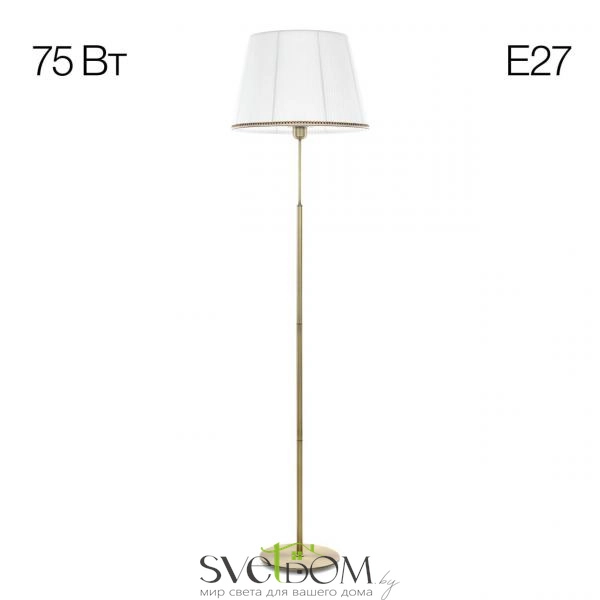 Citilux Линц CL402980 Торшер бронза с белым абажуром
