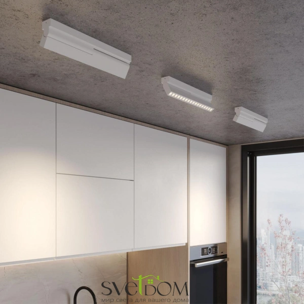 359764 OVER NT25 396 белый Светильник накладной с перекл. цв. температуры IP20 LED 18W 180-265V 2700К/3200К/4000К EOS