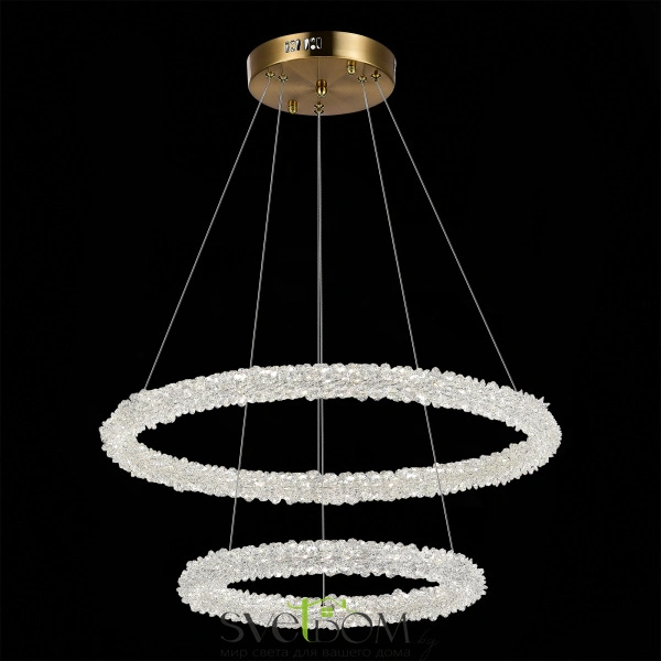 SL6110.203.02 Люстра подвесная ST-Luce Золотистый/Золотистый LED 2*28W 3000 - 6500K AVANA