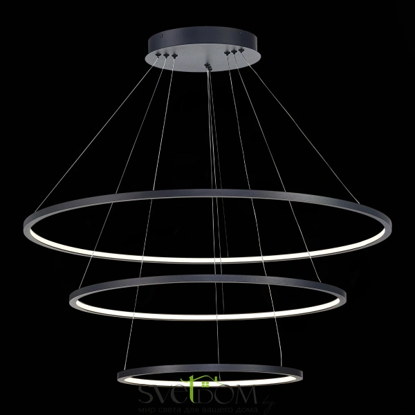 ST603.443.114 Светильник подвесной ST-Luce Черный/Белый LED 1*114W 4000K Подвесные светильники