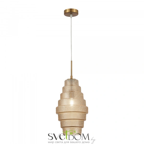 SL1001.203.01 Подвес ST-Luce Латунь/Коньячный E27 1*40W REXITE