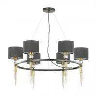 4516/6 NEOCLASSI LN20 184 античная латунь, черный Люстра E27 6*60W 220V SANTIAGO