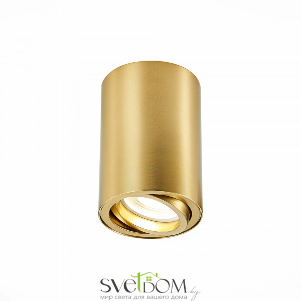 ST108.207.01 Светильник потолочный Золотистый GU10 1*50W  IP20 D70xH100 220V Без ламп Накладные светильники