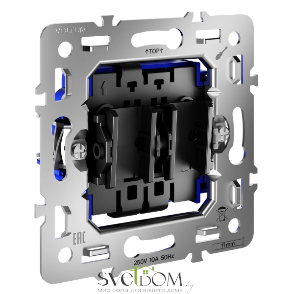 Механизм выключателя жалюзи Voltum S70 VLS0207M Voltum VLS0207M