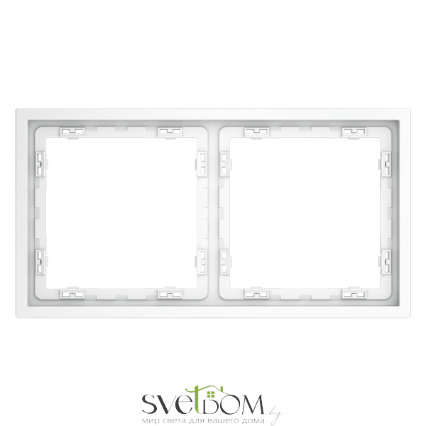 Рамки пластиковые Voltum S70 Белый VLS100202 Voltum VLS100202