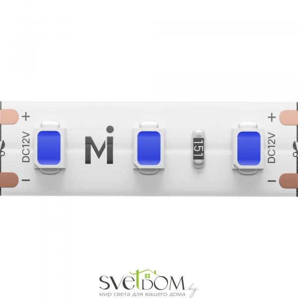 Светодиодная лента Base 12В 2835 9,6Вт/м Blue 5м IP 20 201173