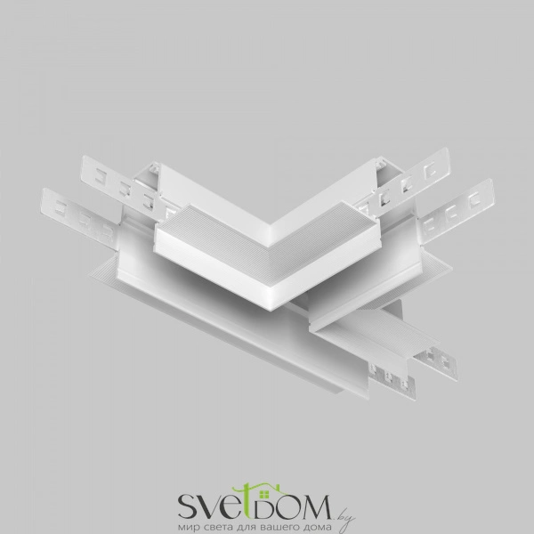 Коннектор Т-образный Exility встраиваемый под ГКЛ 9,5мм, белый TRA034CT-42W