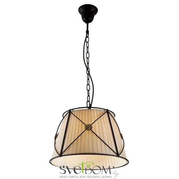 Citilux Дрезден CL409111 Подвесной светильник с бежевым абажуром