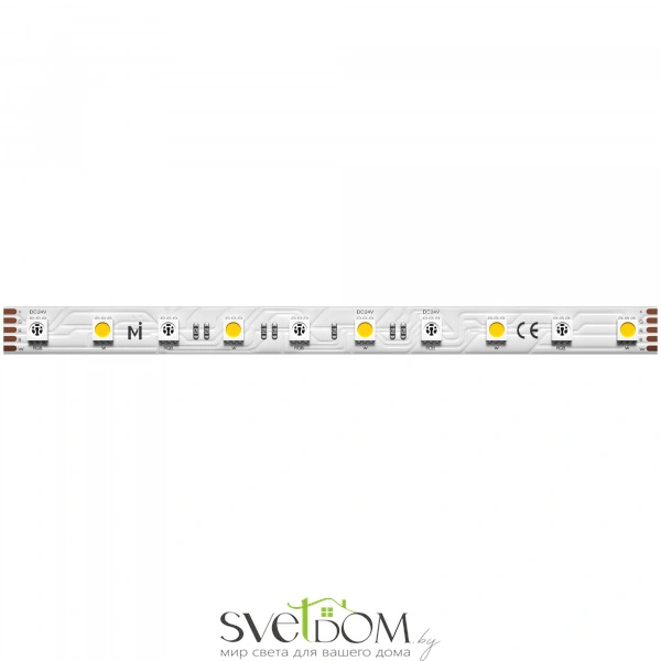 Светодиодная лента Ultra 24В 5050 14,4Вт/м RGB 4000К 5м IP 20 201133