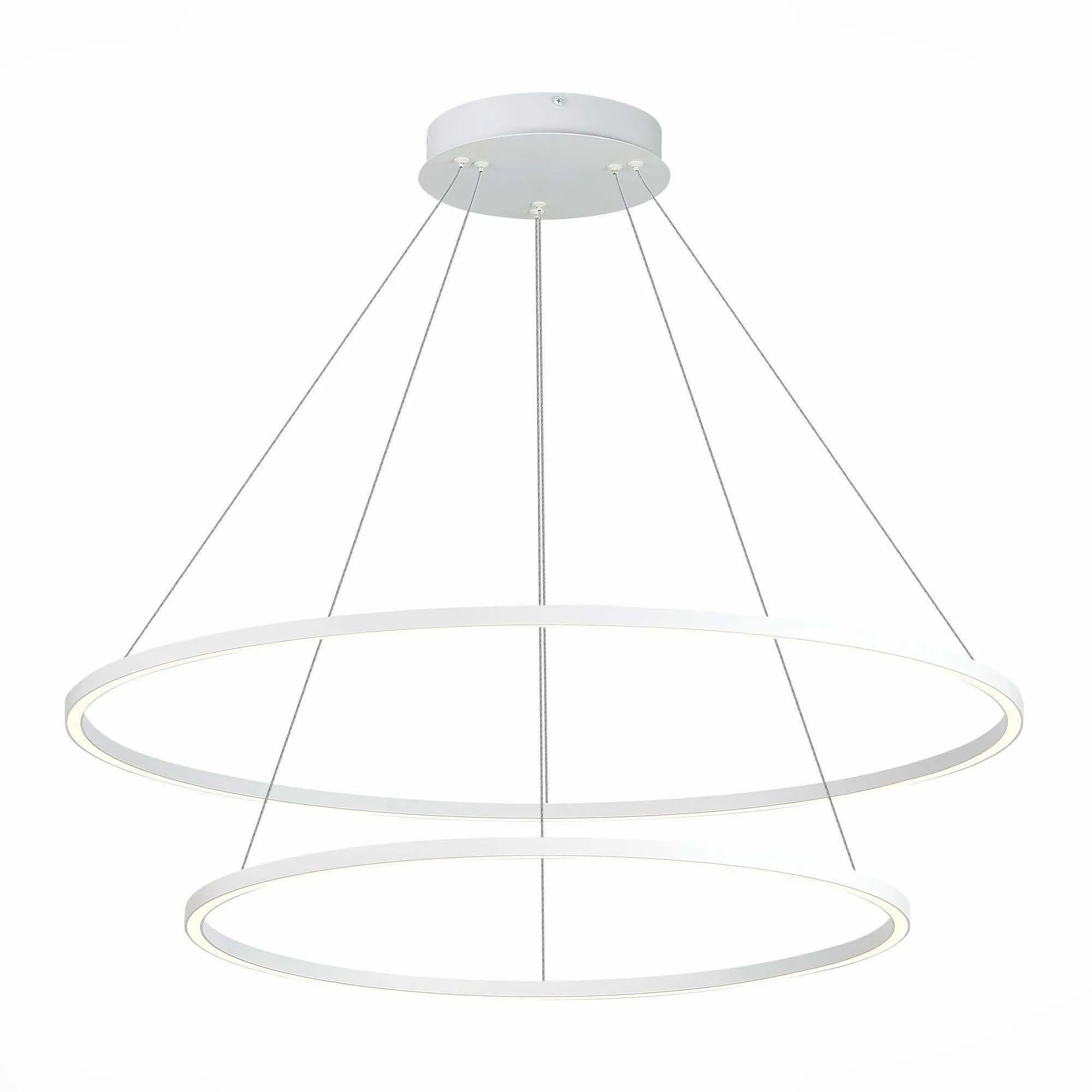 ST605.503.91 Cветильник подвесной SMART ST-Luce Белый/Белый LED 1*91W 2800-6500K Подвесные светильники