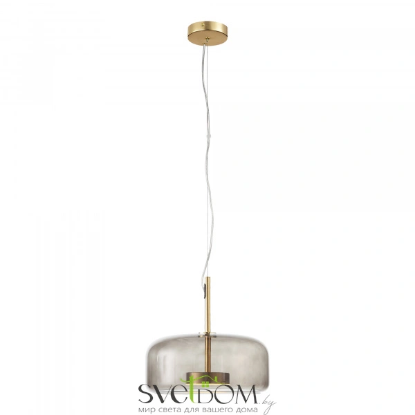 SL1053.243.01 Светильник подвесной ST-Luce Золотистый/Дымчатый LED 1*9W 3000K PALOCHINO