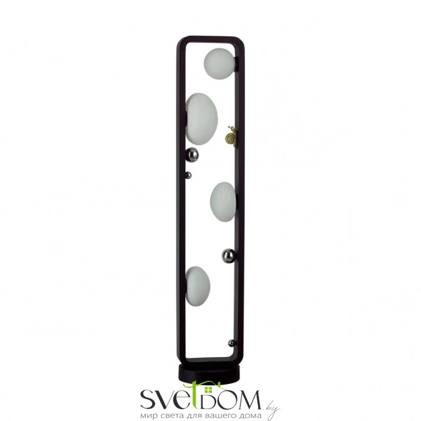 5434/4FB NATURE ODL_EX26 079 черный/золотистый/хром/металл/акрил/декор металл Уличный наземный светильник-торшер 110см IP54 G9 4*15W max LUMA