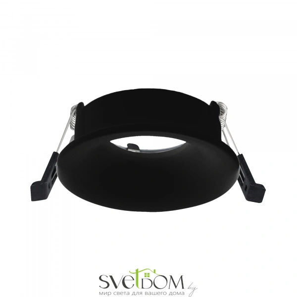 ST263.408.01 Св-к встр. Черный GU10 1*50W IP20 L85xW85xH30 220V Без ламп Встраиваемые светильники
