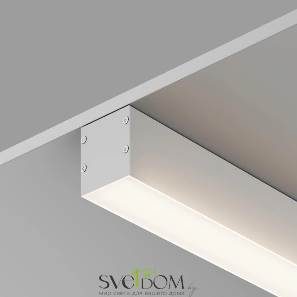 Алюминиевый профиль накладной-подвесной 35x35 (Серебро, 2 м), ALM-3535BT-S-2M 633001