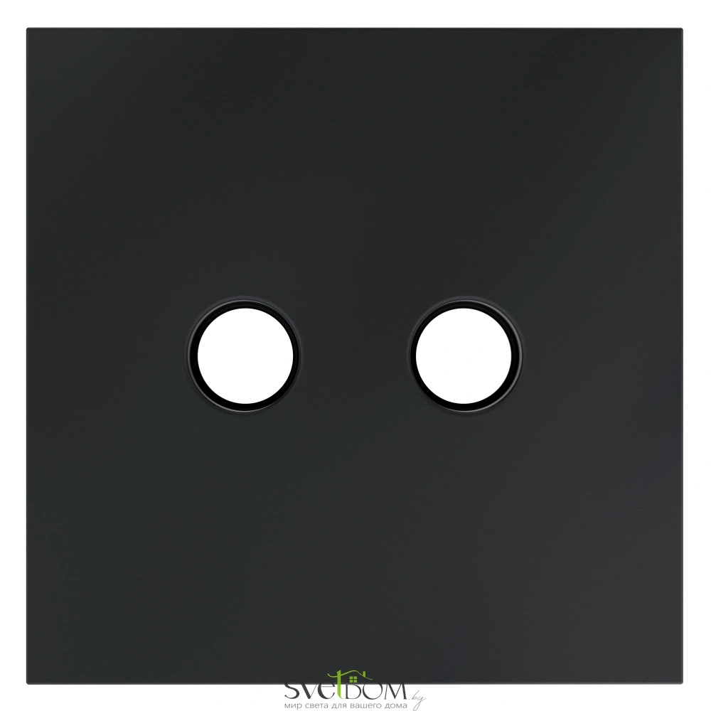 Накладка для розетки телевизионной TV+SAT Voltum S70 Графит VLS001607 Voltum VLS001607